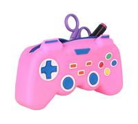 Genérico Gamer Pencil Box - Large Capacity Gaming Pen Case - Console Theme with Cool Zipper | Practical Stationery Bag for Kids, Teens, School Work, Pink, Consulte la descripción, See description