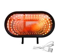 Generico Garage Key Ring with Non-Slip LED Infinity Rack, Key Ring for Garage Wall Decoration, for Home Decoration Entrance Living Room Apartment Camper Gift Man Dad