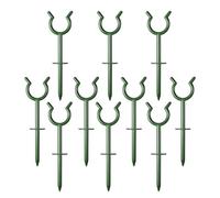 Genérico GARDEN HOSE GUIDE - 100 Pcs Heavy Duty Shelf Nails and Garden Hose Guides, Stake for Outdoor, Lawn, Backyard, RV, Garage, Home, Mounting Spikes