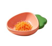 Generico Garlic Grater | Multifunctional Ceramic Carrot Shape Slicer Grater | for Lemon, Vegetables, Citrus, Fruits and Cheese