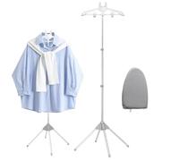 Genérico Garment Rack for Steamer - Stand for Steaming Clothes | Folding Equipment with Glove for Trousers, Suit Camisole Wedding Dress