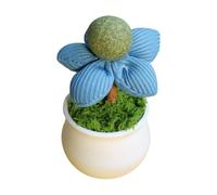 Generico Gatnip Flower Toy Balls for Cats - Flower Pot Inspired Feline Enrichment Toys | Interactive Teeth Cleaning Accessories for Businesses