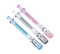 Generico Gel Ink Pens | Pack of 3 Syringe Shape with Gel Ink | Pens | for Students Home Classroom Awards Nurses School Office Boys Girls