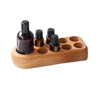 Generico Gel Nail Holder - 12 x 5 x 3 cm for Standard Perfume | Compact Multiple Slot Rack | Wooden Shelf for Bottles of Nail Lipstick