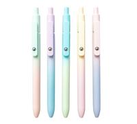 Genérico Gel Pens | Fine Point 0.7 mm - 5 Pieces Precision Tip Retractable Clip for Desk Teacher Student School Office Home