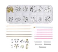 Generico Gem Kits for - Creative DIY Jewellery - Reflective Gems for Smile Decoration | For Festivals, Birthdays, Events