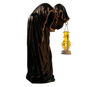 Genérico Ghost Decor, Decorative Lamps Ghost Table Lanterns, Spooky Statuary Home Halloween Decoration for Living Room Bedroom Outdoor Garden