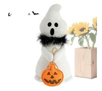 Genérico Ghost Figures Decoration - Ghost Stuffed Figure for | Table Display Cute Doll Collectible Scene Scene for Haunted Enhance Your Space with This Chim Fireplace