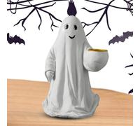 Generico Ghost Figurine - White Scary Figures, Home Decoration Desk Monster for Entrance Hallway Sideboards Table Bookcase