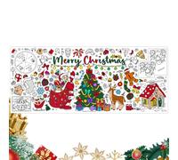 Genérico Giant Christmas Coloring Poster - Party Supplies Drawing Banner, Giant Christmas Coloring Poster - for Boys and Girls Bedroom Living Room Home Residence