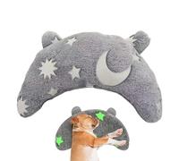 Genérico Glowing Cat Pillow: Calming U Shape Soft Headrest for Indoor Pets Cage Sleep Aid | Cute Design