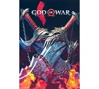 Genérico GodofWar Aluminum Poster Game Art Chaos Swords Design High Resolution Digital Print Wall Decor for Gamers