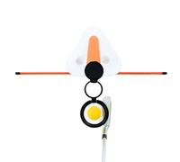 Genérico Golf Alignment Sticks, Portable Swing Training Aid, 4K Plane Indicator with Construction, Fiberglass Training Rod with Non-Slip Grip, equ