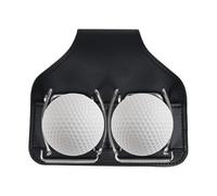 Genérico Golf Ball Holder | Portable PU Leather Handbag Holder with Removable Waist Clip, for Golf Tees, for Women, Men, Practice on the Course, Travel and Tournaments