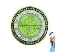 Genérico Golf Ball Marker with Level Function,Enameled Metal Golf Accessory for Reading on the Green | Green Reader | for Men Women Adults and Outdoor Practice
