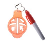 Genérico Golf Marker Pen Stencil Hat Shape Marker Pen for Drawing Lines on Golf Balls for Golfers Men and Women Practice, Putting Green, Day of the