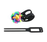 Generico Golf Swing Trainer Aid - Training Ball for Wrist Strap | Rubber Fibre + Polyester Grip Practice Tool | Adjustable Oscillating Practice Accessory