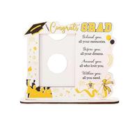 Generico Graduation Photo Frame | Table Display for Photos Class 2026, with Diploma, for Documents Awards Licenses Study Titles Beginning Career