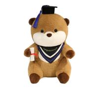 Generico Graduation Soft Doll with Hat and Diploma, Plush Animals, for Home, Bedroom, Dormitory, Kindergarten, Childhood School, High School, University and Degree