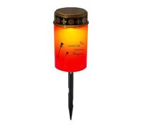 Generico Graveyard Graves - LED Ritual Candle Lamp Outdoor Church Prayers Funeral Supplies with Easy Installation | Graveside Graveside Decoration for Memorial Graveyards, Gardens