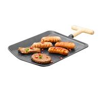 Generico Grill Pan, Non-Stick and Splash-proof Equipment - Barbecue Pan with Grill and Tray, for Parties and Gatherings in the Garden Cooking Meat and Vegetables for Beginners and Vegetables