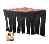 Generico Guinea Pig Corner Hideaway - Small Animals Sleeping Hammocks | Fleece Forest Corner Hideoutt | Convenient Fun Hiding Spot for Ferrets Chinchillas Hedgehogs Dwarf Rabbits Guinea Pigs