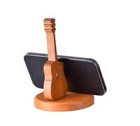 Generico Guitar Phone Stand | Wooden Smartphone Holder | Creative Decoration for Musical Phone, Beautiful for Smartphone for Guitar Lovers