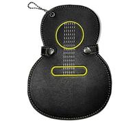 Generico Guitar Pick Holder | Organizer with 17 Positions for Plectrums | Keyring in for Guitar Case | For Musicians Electric Guitar Bass Ukulele, Black, riferimento alla descrizione, Please