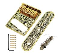 Generico Guitar Saddle Bridge Plate | Non-Slip Alloy Hardware | Guitar Bridge Replacement - For Music Lovers, Holidays, Restorations, Shows, Exercises