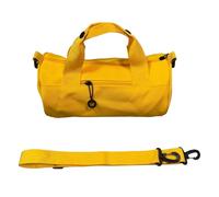Genérico Gym Bag - Drawstring Backpack, Sports Backpack | Water- Material, Robust, Easy To Clean, Zipped Compartment Inside, Adjustable Shoulder Strap, Perfect For The Gym, School, Or Leisure, Yellow