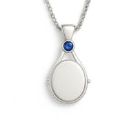 Genérico H2O Mermaid Necklace - Add Water Pendant - Openable Shell H2O, Mediano, Metal Metal Synthetic Crystal, Crystal