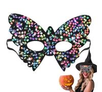 Genérico - Half Shining Carnival Decoration - Face | For Circus Cruise Festival Cosplay Carnival Glowing Costumes