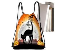 Generico Halloween Backpacks with Drawstring | Treat Bag, Halloween Backpack, 33 x 43 cm Bag for Trick or Treat Gift Bags Candy for Parties and Parties, 02, Please refer to the description, Please