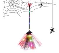 Generico Halloween Broom - Enchanting Illuminated Broom Props Design for Cosplay Bright Props | Mystic Role Play Item pe