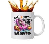 Generico Halloween Ceramic Mugs, Halloween Coffee Mug | Spooky Milk Mug 12oz - Ceramic Hot Chocolate Mugs Gothic Mugs for Coffee, Tea and Drinks