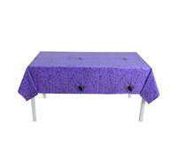 Generico Halloween Decorations Tablecloth Halloween Table Cloth Gothic Decorative Tablecloth 53.9x107.8 Inch Runner Decorations Spider Web Table Cover for Lunch, Birthday