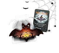 Generico Halloween Hugs Cards - Acrylic | Pocket Ghost Hug Card with Emotional Support | Christmas Motivational Cards with Raven and God of Death | Memory Inspires