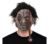 Generico Halloween Scary Face Cover - Bloody Zombie Face , Latex Cosplay for Women and Adults, , Jokes, Movies, Haunted House, Escape Room, Party