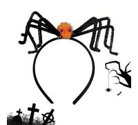 Genérico Halloween Spider Headband, Gothic Black Spider Headband for Halloween - Fun Fascinator for Women and Children at Theme Parties and Events
