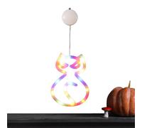 Genérico Halloween Window Lights with Suction Cup,LED Halloween Window Lights, Cute Decorative Light, Cute Decoration Light, Silhouette Lights, V