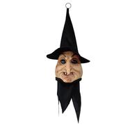 Generico Halloween Witch Decoration, Scary Accessory Cosplay Witches Holiday Decoration, Photo Prop Decorations Halloween with Lights and Sounds for Indoor and Outdoor Party Dining