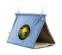 Generico Hammock Bird - Warm Bird Bed 18 x 14 x 14 cm, Durable Hanging Cave with 8 cm Entrance, Soft Cosy Hiding | Budgies Parakeet Conure Cockatiel Parrot Cage