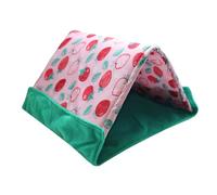 Genérico Hamster Bed, Triangular House 2 in 1 | House for Small Animals - for Small Pets such as Rabbits and Bearded Dragons for Habitats Enclosures Homes And Living Rooms