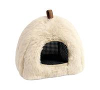 Genérico Hamster Bed - Warm for Small Animals | Hamster House with Plush Bed, for Chinchilla, Squirrel, Gerbil, Rest, Play, Sleep in Balcony, Classroom and Apartment