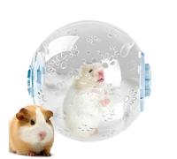 Genérico Hamster Exercise Ball - Silent Wheel | Transparent Toy - Boule D'Exercice Hamster | Exercise Ball for Hamster | Palla Esercizio Criceti | Portable | 2026 Pro | Activity Toy | Blue