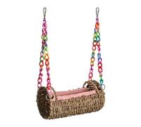 Generico Hamster Hammock | Breathable Anti-Bite Fabric for Suspended Enrichment | Hamster Swing with Removable Mat - for Mice, Sgarigli, Dwarf Hamsters and Syrians