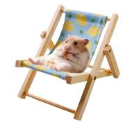 Genérico Hamster Rest Bed - for Small Animals - Lounger Bed for Hamster Cage, for Chinchilla Squirrel Gerbil Rest Play Sleeping on Balcony Bedroom Living Room