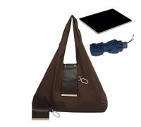 Genérico Handheld: Leather Women Expandable Hand Key Chain Female Elegant Shoulder Bags Accessory Girls Students Teacher 20X, Dark Coffee, Consulte la descripción