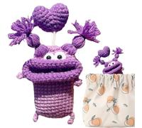 Genérico Handmade Key Case - Cute Crochet Car Key Organizer | Handmade Compact Key Holder with Secure Closure | Ll Case