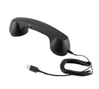 Generico Handset for Cell Phone, 3.5 mm Jack Retro Handheld Receiver, Vintage Wireless Phone Handset | for Video Conferences Calls Meeting Work Computer Laptop Smartphone Office Home School
